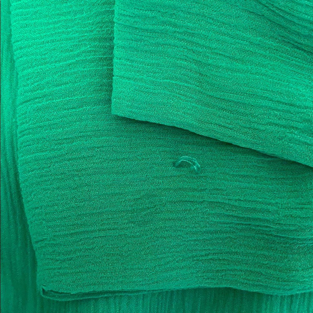 kate spade Green and Teal Midi Dress with Tweed Skirt - Picture 5 of 8